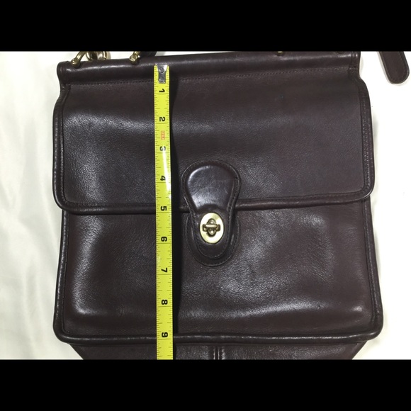 Vintage Coach Mahogany Willis Handbag USA Made - Picture 11 of 12